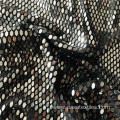 Hot Selling customize Sequin Girl Solid Knitted Korean Fabric lurex black silver With Sequin Fabric